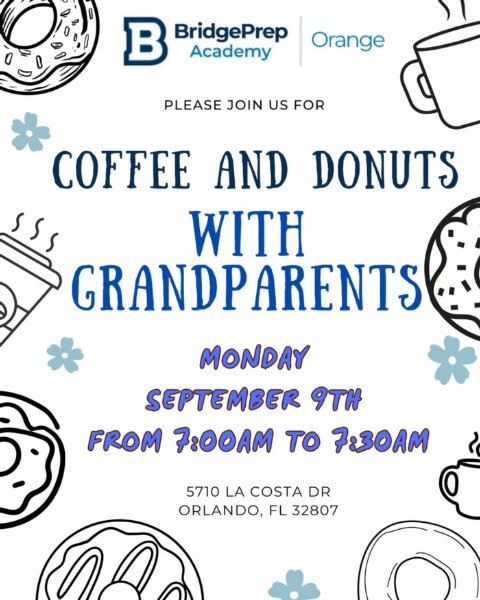 Coffee and Donuts with Grandparents