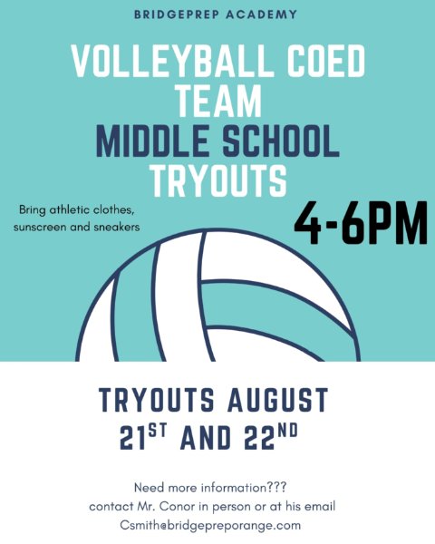 Middle School Volleyball Tryouts