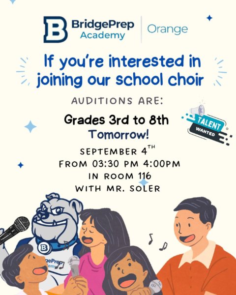 Choir Auditions - 3rd-8th Grade