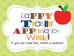 Happy Teacher Appreciation Week! BPA of Orange 2019-2020
