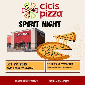 Spirit Night Cicis Pizza