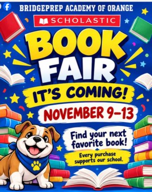 Scholastic Book Fair November 9 - 13