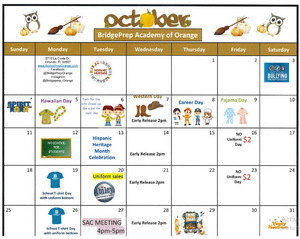 ✨October 2026 Activity Calendar ✨